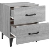  Nočna omarica siva sonoma 40x35x47,5 cm, (20624027) | Shoptok.si