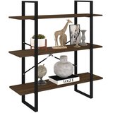vidaXL Knjižna omara rjav hrast 100x30x105 cm konstruiran les | Shoptok.si