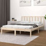  Okvir za krevet od masivne borovine 135 x 190 cm 4FT6 bračni | shoptok.hr