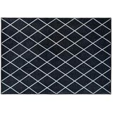  Tepih ORIZ Crni dijamantni uzorak 160 x 230 cm 100% poliester - Crni dijamantni uzorak 160 x 230 cm | shoptok.hr