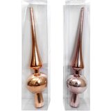  Vrh za bor, rose gold ili champagne gold, visine 28 centimetara - Champagne Gold Cijene