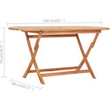  9-dijelni sklopivi vrtni blagovaonski set od masivne tikovine | shoptok.hr