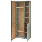 XORA garderobna omara žajbljevo zelena, hrast artisan | Shoptok.si