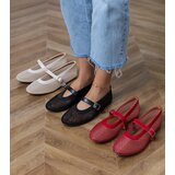D/CEO Red mesh ballet flats with a buckle Turina | shoptok.hr