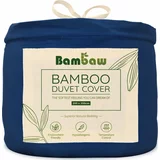 Bambaw prevleka za odejo iz bambusa 200x200 cm - blue navy