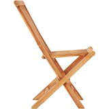  3-dijelni sklopivi bistro set od masivne tikovine | shoptok.hr