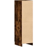 vidaXL Kuhinjska omarica dimljen hrast 38x41,5x131,5 cm inž. les | Shoptok.si