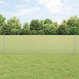  Zavarena žičana ograda s postom 100 x 0,6 m Srebrna Mreža | shoptok.hr