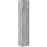  Uski ormarić za pohranu siva boja hrasta 40x42,5x225 cm drveni | Eponuda.com