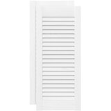  Vrata ormarića Louvred dizajn 2 kom bijela 61,5x29,5 cm | shoptok.hr
