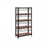 Songmics Shelving Unit 30 x 75 x 150 cm Brown-Black, GLR030B01 | shoptok.hr