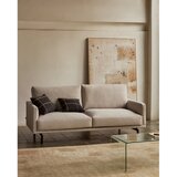 Kave Home Bež sedežna garnitura iz šenilje 214 cm Galene – | Shoptok.si