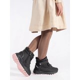 Shelvt Black girls' insulated ankle boots | shoptok.hr