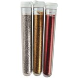 RAYHER Bleščice, fine, zlate/ srebrne/ rdeče, 3 x 3 g, (20728291) | Shoptok.si