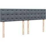  Krevet s oprugama i madracem tamnosivi 200x200 cm baršunasti | shoptok.hr