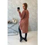 Kesi Sweater with a geometric pattern in dark pink | shoptok.hr