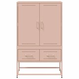  Visoka komoda ružičasta 100,5x39x107 cm od čelika | shoptok.hr