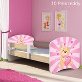  Dječji krevet ACMA s motivom, bočna sonoma 160x80 cm 10 Pink Teddy Bear | shoptok.hr