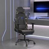 The Living Store Gaming stol z oporo za noge črno in kamuflažno umetno usnje - Gaming Stol, (21625001) Cene