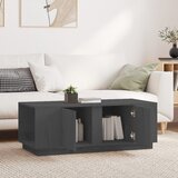  Stolić za kavu sivi 110 x 50 x 40 cm od masivne borovine | shoptok.hr