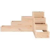  Vrtna sadilica s 4 razine 80,5 x 79 x 36 cm od masivne borovine | Eponuda.com
