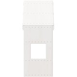 Krov za dječji krevet bijeli 55x99x139,5 cm masivna borovina | shoptok.hr