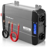 Qoltec Przetwornica napięcia Pure Sine Wave | 12V na 230V | 1500 /3000W | LCD | USB | USB-C | Kompatybilna z LiFePO4 GEL AGM | shoptok.hr