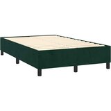 Box spring krevet s madracem tamnozeleni 120x200 cm baršunasti | shoptok.hr