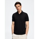 Reserved Regular fit polo-majica - crno Cijene
