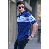 Madmext Polo T-shirt - Dark blue - Regular fit Cene