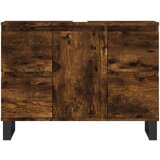  Kupaonski ormarić boja dimljenog hrasta 80 x 33 x 60 cm drveni | shoptok.hr