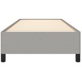  Okvir kreveta bez madraca svjetlosivi 90x200 cm od tkanine | shoptok.hr