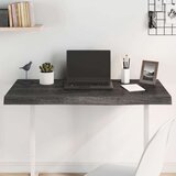 Stolna ploča tamnosiva 100x50x6 cm obrađena masivna hrastovina | shoptok.hr