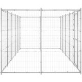  Zunanji pasji boks pocinkano jeklo 12,1 m², (20799163) | Shoptok.si