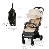 Kinderkraft športni voziček Apino, Dune Beige | Shoptok.si