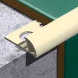 PVC završna lajsna za keramiku-zatvorena 10mm, 2,7m bež