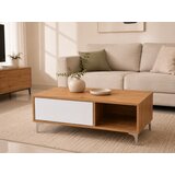 SRPT Halas Klub sto Iva, 100x60x38, drvo/bela sjaj Cene