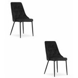 Brandless IMOLA Stol - Black Velvet x 2, (22030751) | Shoptok.si