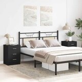  Noćni ormarići 2 kom crni 38 x 35 x 56 cm od konstruiranog drva | Eponuda.com