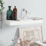 vidaXL Stenska polica visok sijaj bela 40x23x3,8 cm MDF Cene