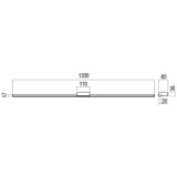  Redo 01-3275 - LED osvetljenje za kupatilsko ogledalo ASTON LED/24W/230V IP44 hrom | Eponuda.com