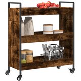  Kuhinjska kolica boja hrasta 70 x 30 x 82 cm konstruirano drvo | Eponuda.ba
