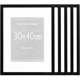 House Nordic Črni okvirji v kompletu 5 ks 30x40 cm Marbella – u