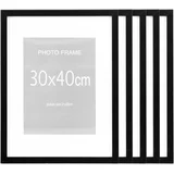 Črni okvirji v kompletu 5 ks 30x40 cm Marbella –