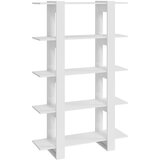 Furnova Knjižna omara/pregrada visok sijaj bela 100x30x160 cm, (21932705) | Shoptok.si