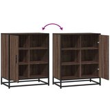 vidaXL Komoda smeđi hrast 62x35x76 cm konstruirano drvo | shoptok.hr