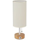  Brilagi - Stona lampa sa USB priključkom TABLON 1xE27/25W/230V hrast/bela/krem | Eponuda.com