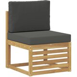  Set vanjskih sofa 7 pcs Bijela i antracit Poliester | shoptok.hr