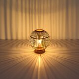 Globo 15368T - Stona lampa HILDEGARD 1xE27/60W 230V bambus | Eponuda.com