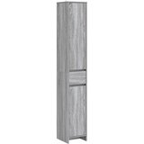 vidaXL Kopalniška omarica Siva Sonoma 30 x 33 x 190 cm Inženirski les, (5000245321) | Shoptok.si